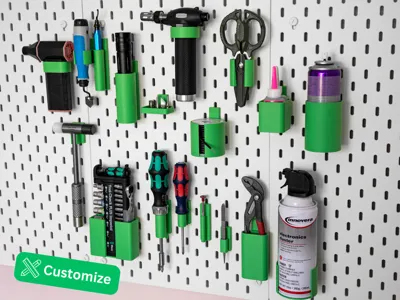 Skadis Universal Tool Holder Generator