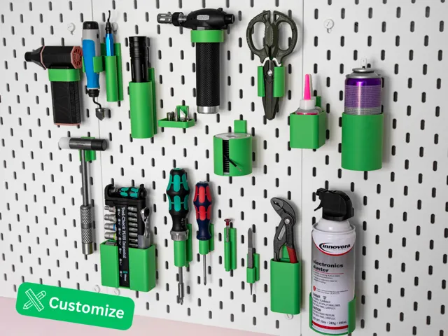 Skadis Universal Tool Holder Generator