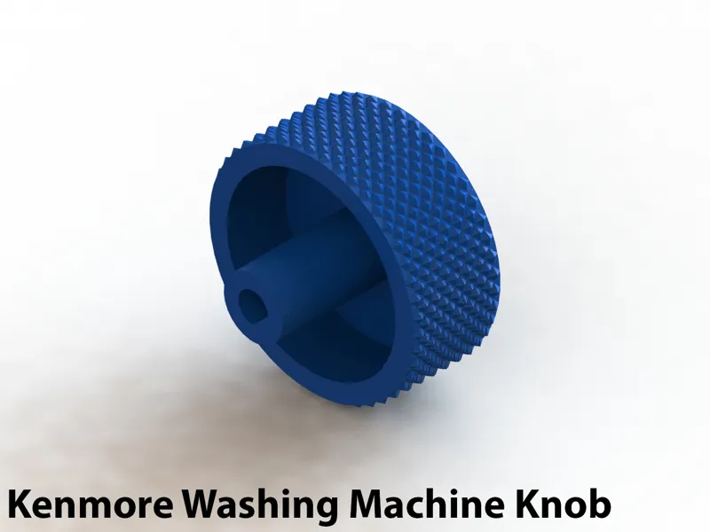 Washing Machine Knob Replacement - 3D Printable