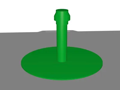 Tri-Lug Muzzle Device Stand