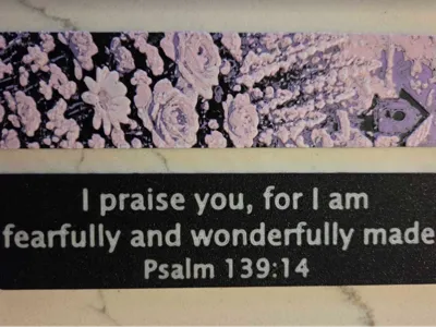 I Praise You – Floral Faith Bookmark