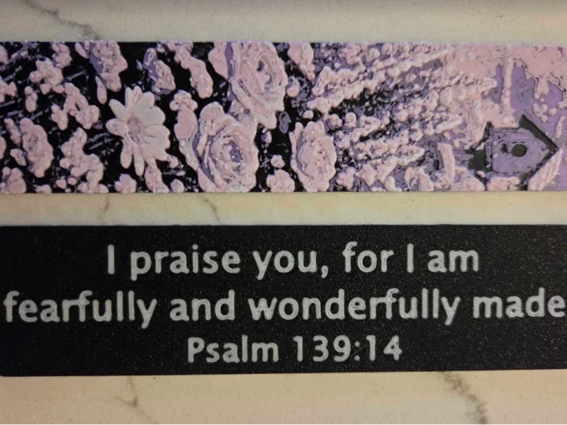 I Praise You – Floral Faith Bookmark