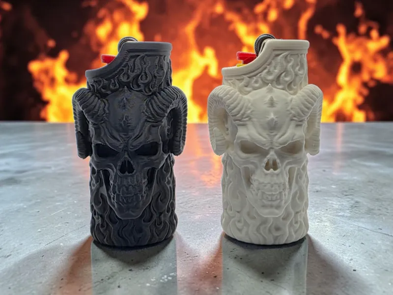 Demon Skull Bic Sleeve
