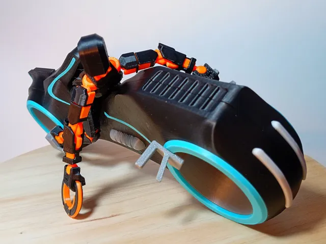 Motocicleta de luz DUMMY 13 TRON Legacy
