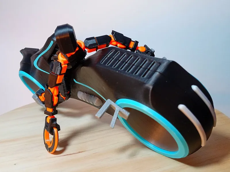 Motocicleta de luz DUMMY 13 TRON Legacy