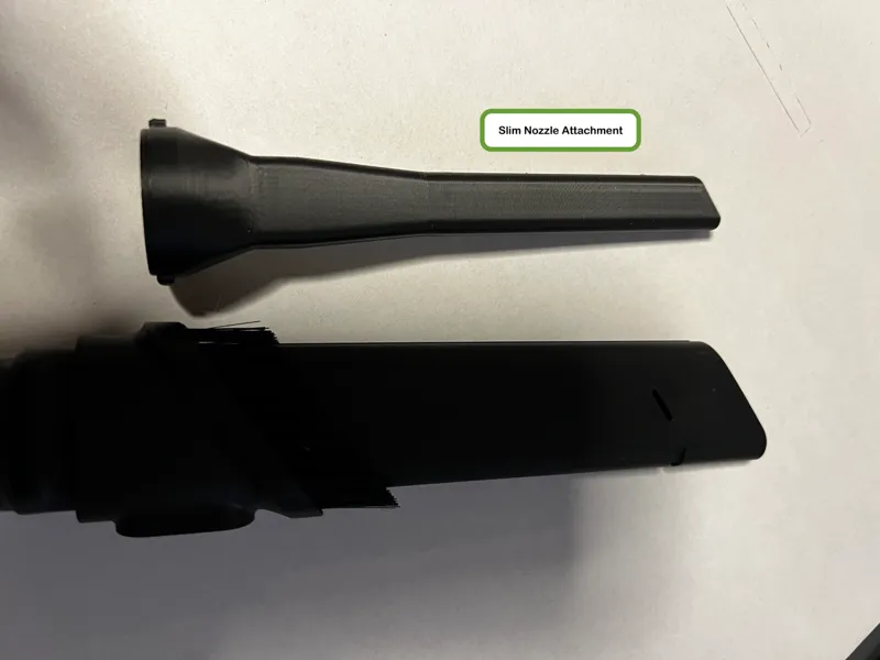 Hoto Vacuum Attachment slim tip for small crevices