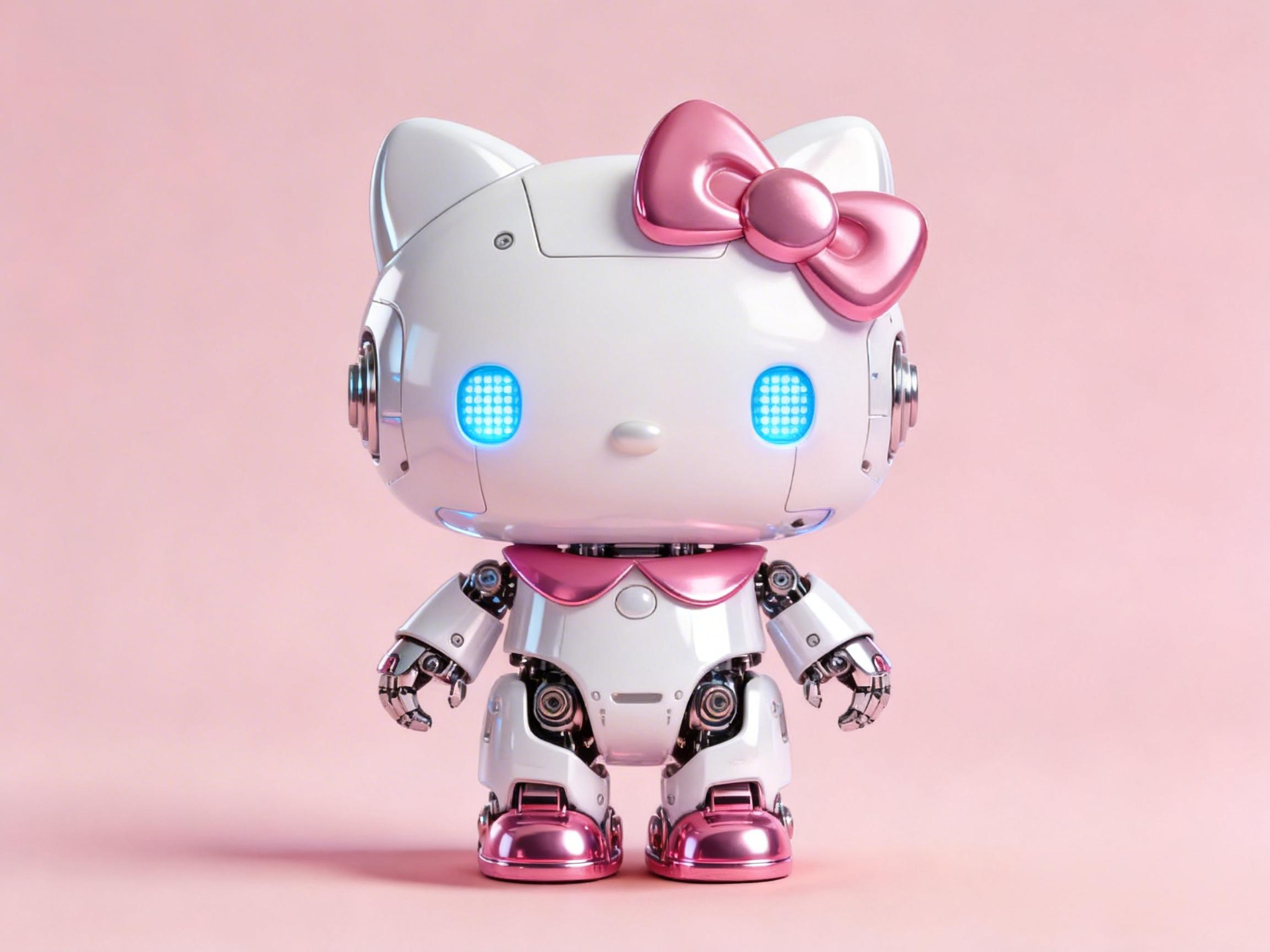 机甲Hello Kitty钥匙扣挂件 kt猫