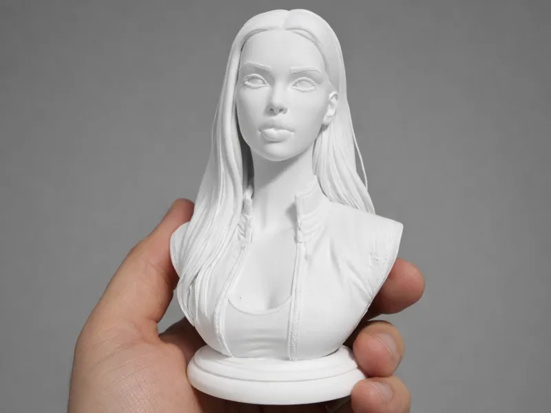 Jessica alba birthday Special 3D Bust Fan Art 