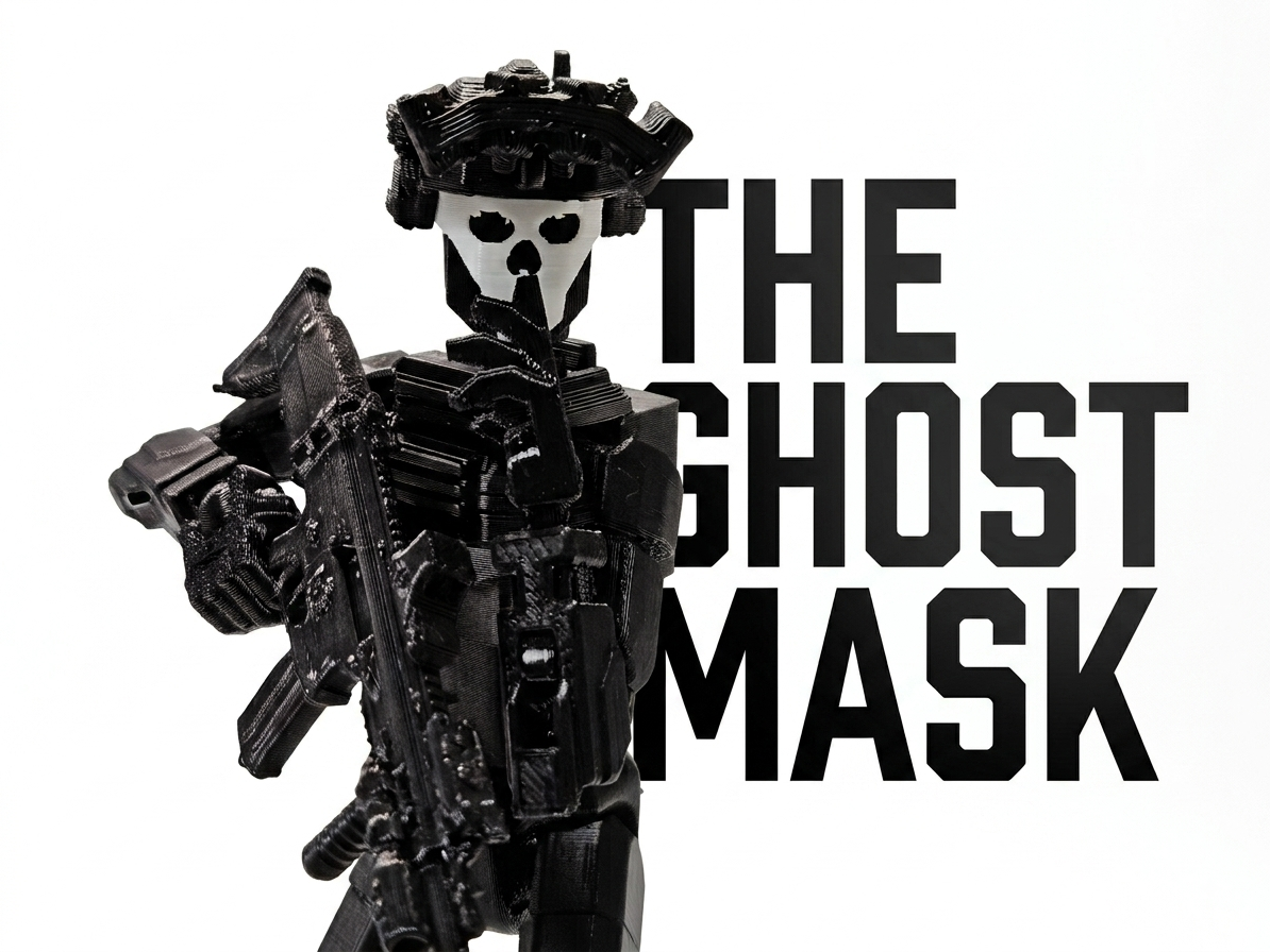 Dummy 13 Ghost Skull Mask - 1