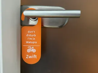 don`t disturb I´m in Watopia / Zwift 
