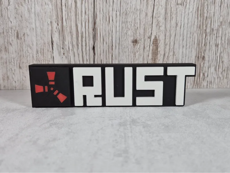 RUST Desk Sign – Iconic RUST Logo