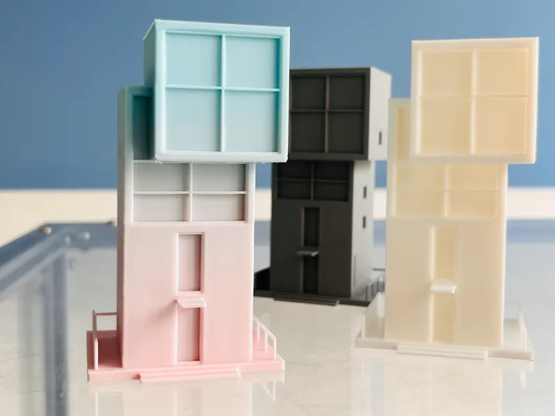 mini版安藤忠雄4X4 HOUSE