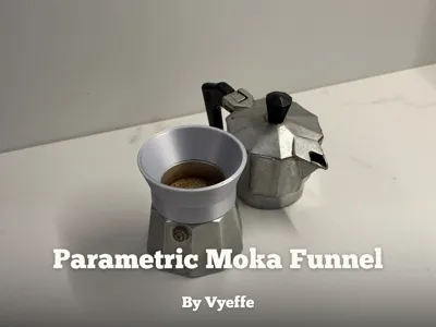 Parametric Moka Funnel - Customize your funnel