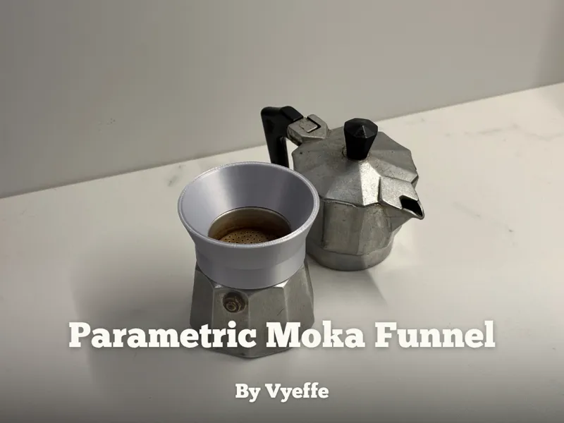 Parametric Moka Funnel - Customize your funnel