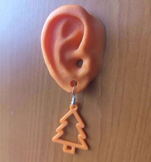 Christmass tree earring