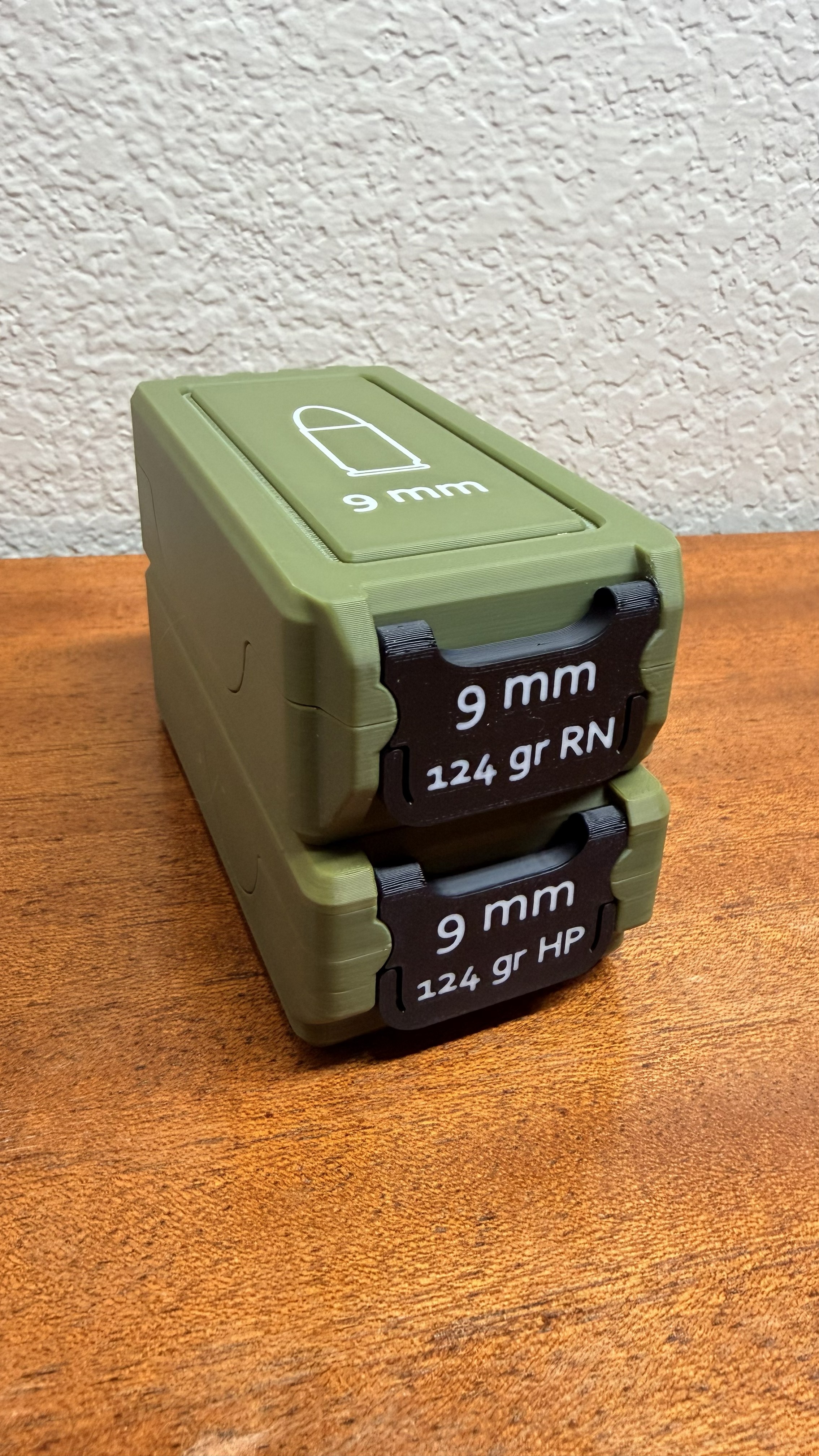 Miniatura 1 do modelo 3D Snaplock 9mm Ammo Box + Expanding Tray