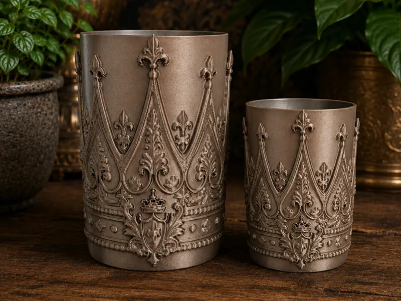 Royal Crown Planter / Becher Pot
