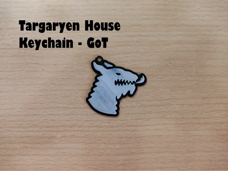 Targaryen House Keychain – Game of Thrones