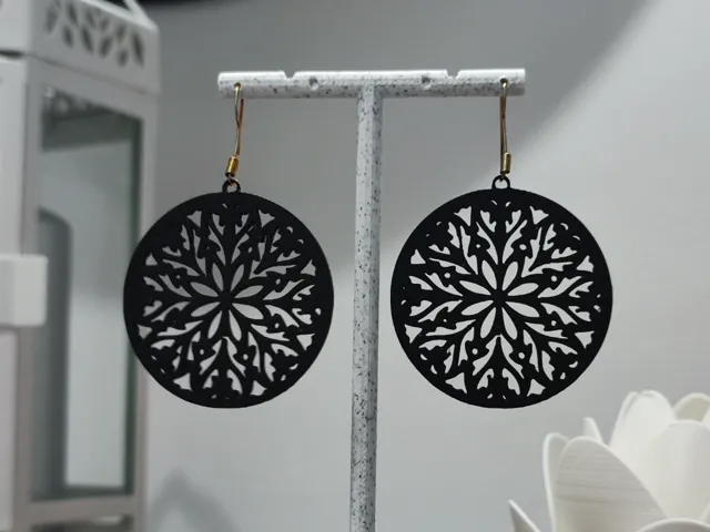 Aretes Reflejo Radial