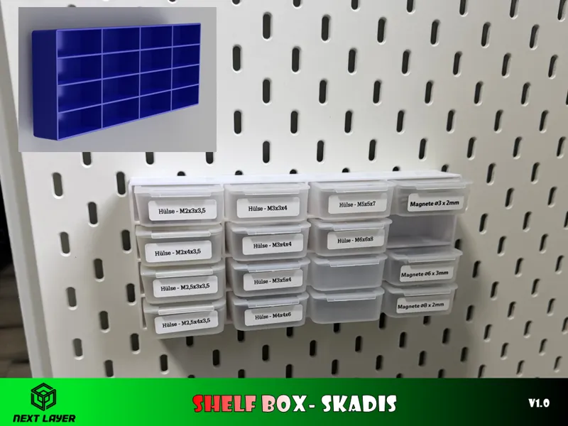 Shelf box - Skadis