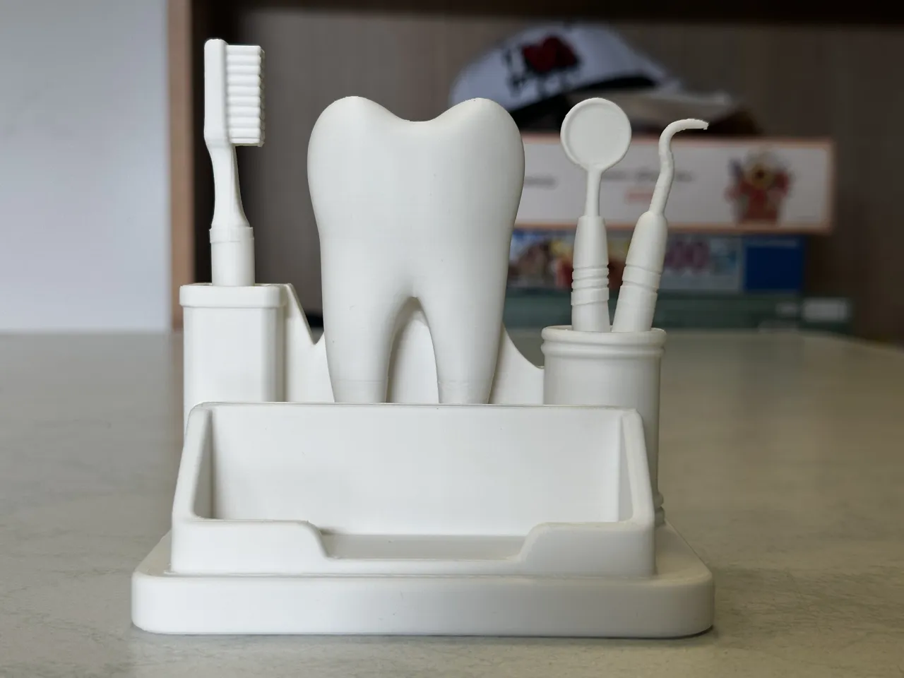 Dentist Business Card Holder - Tooth Organizer view 3