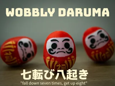 Wobbly daruma