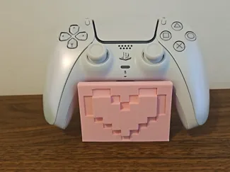 PS5 Controller holder  stand - Pixel heart shape