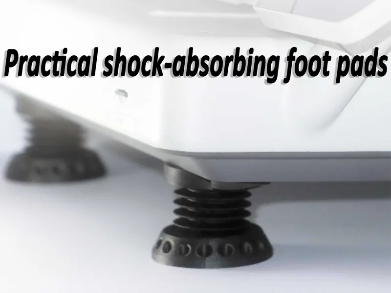 Practical shock-absorbing foot pads