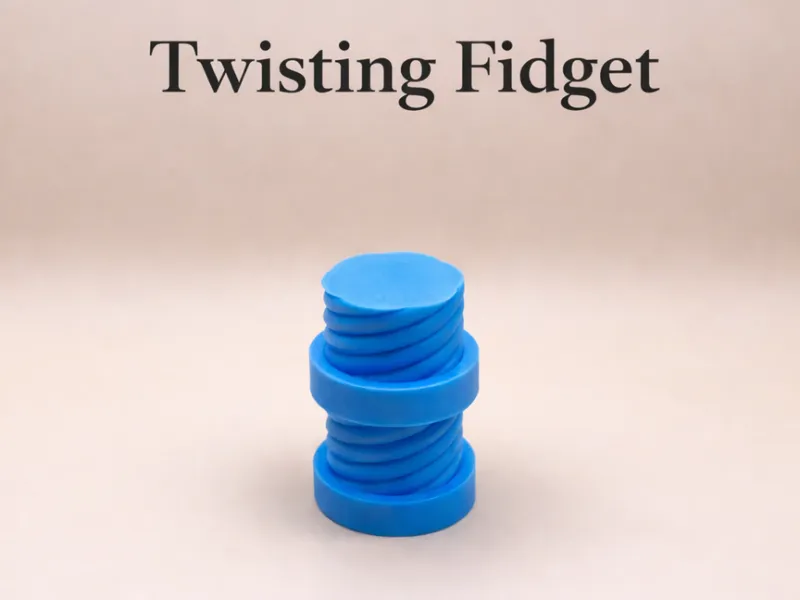 Blue Twisty Fidget 