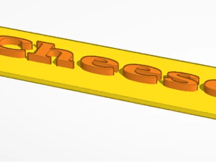 The cheese sign