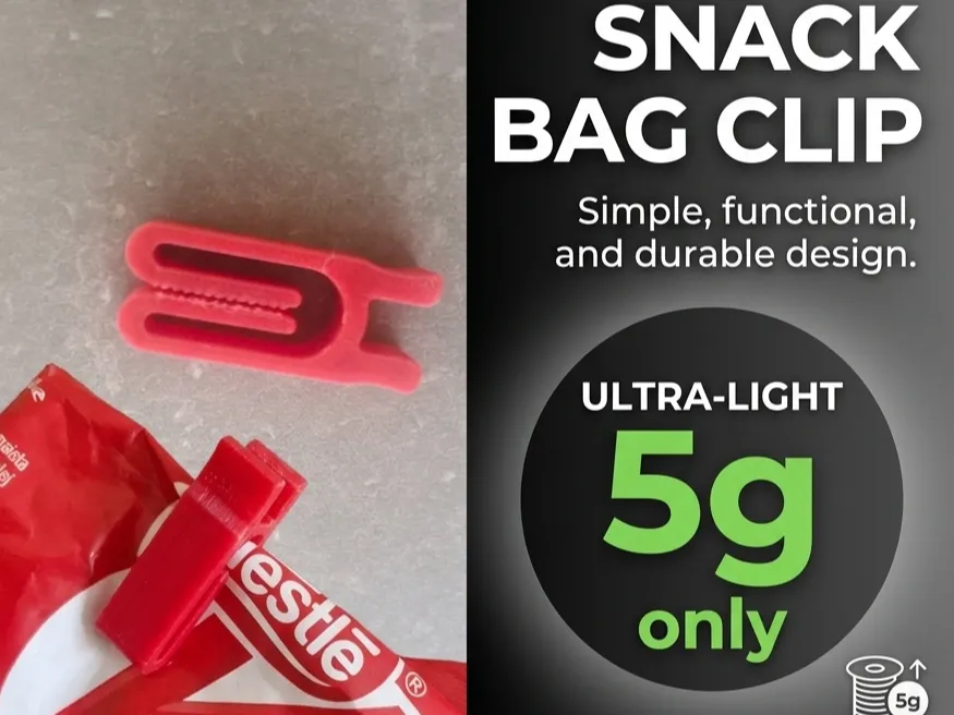 Pince à sachet minimaliste 5 g