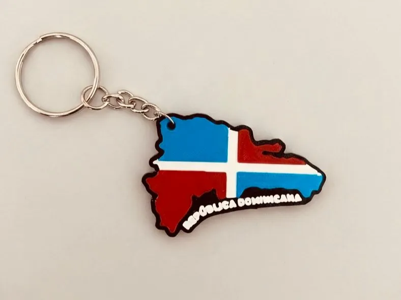 Llavero isla Republica Dominicana