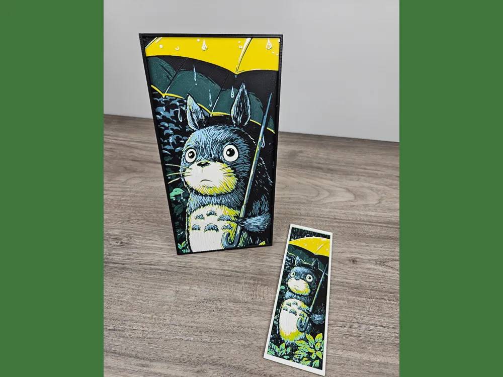 Totoro Umbrella (bookmark and panel)