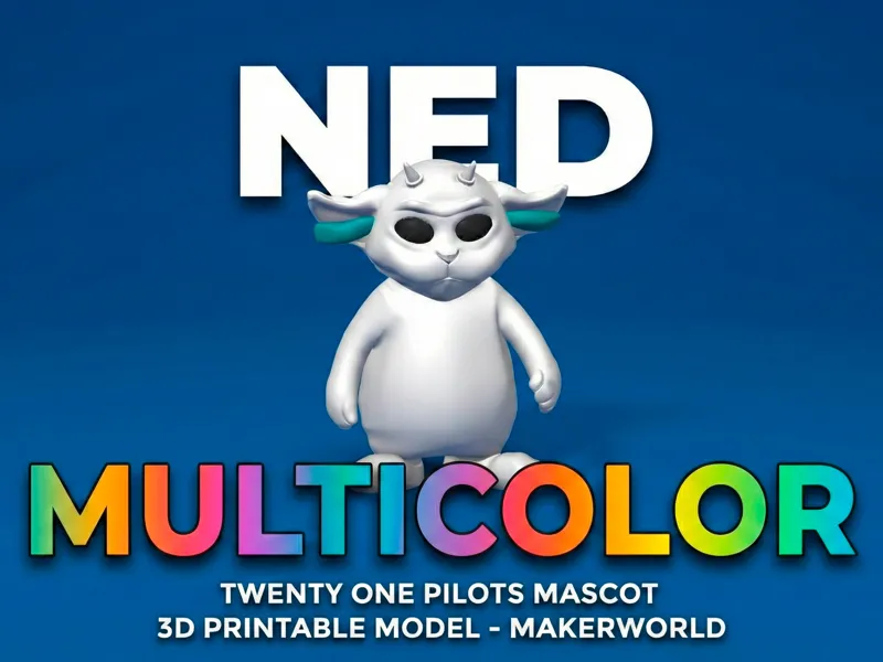 NED - Twenty One Pilots Mascot | Multicolor & AMS