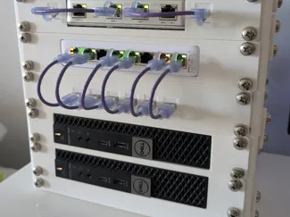 10" Server 1U Patch Panel (step file included)