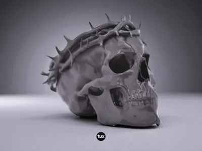 Crown of Thorns Skull