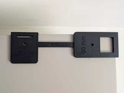 Modular IKEA Handle BAGGANÄS Drilling Template