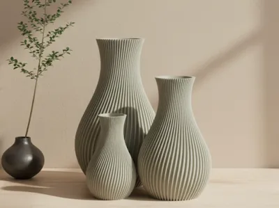 Modern Japandi Vase