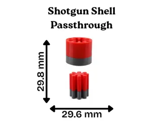 Shotgun Shell Passthrough Fidget