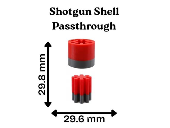 Shotgun Shell Passthrough Fidget