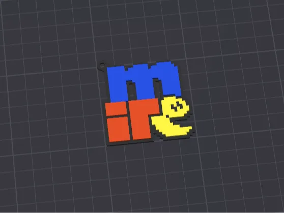 Blast from the past mIRC logo keychain