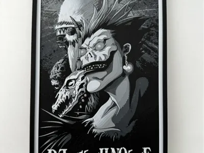 HueForge - Manga - Death Note - Ryuk
