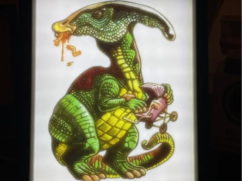 Dinosaurs Attack! Parasaurolophus Lamp