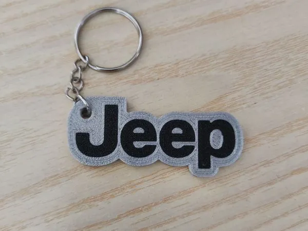 Portachiavi Jeep Stampa Inversa