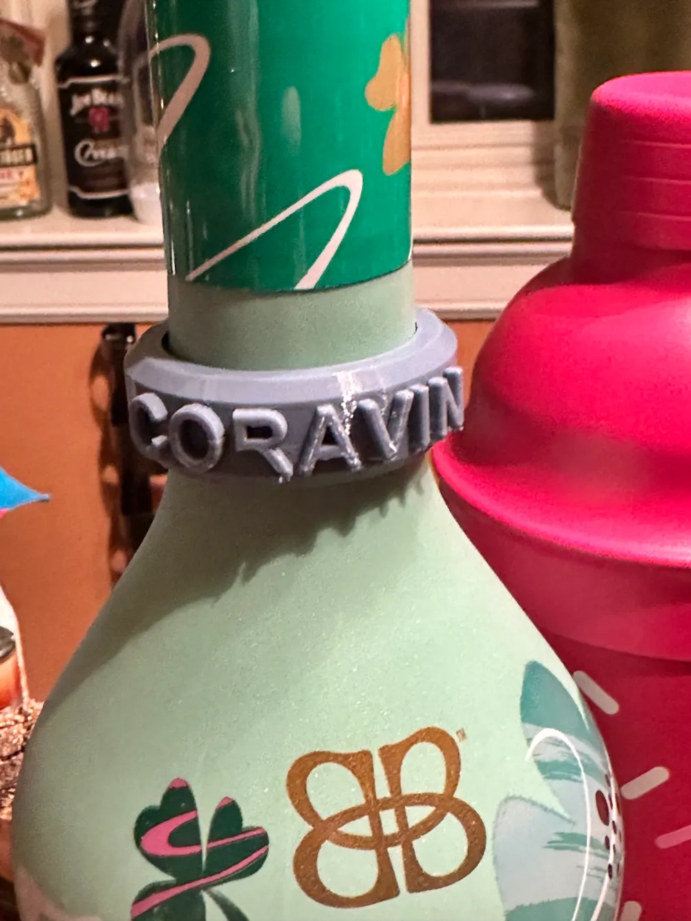 Wine Bottle Drip Collar by STLDad6 MakerWorld