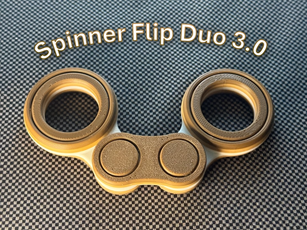 Spinner Flip Duo 3.0 — Hidden Pins, 2 Pivots - 1