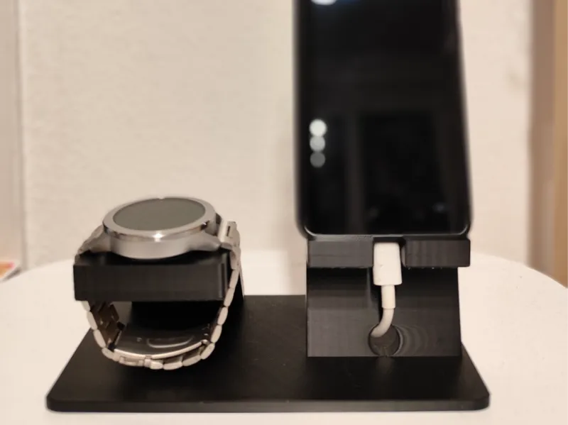 Xiaomi Watch S3 and Smartphone Nightstand