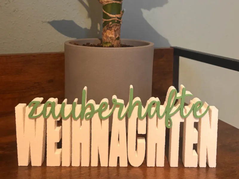 Zauberhafte Weihnachten | Schriftzug