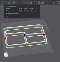 Inlay smaler 0.2mm layer, 2 walls, 15% infill