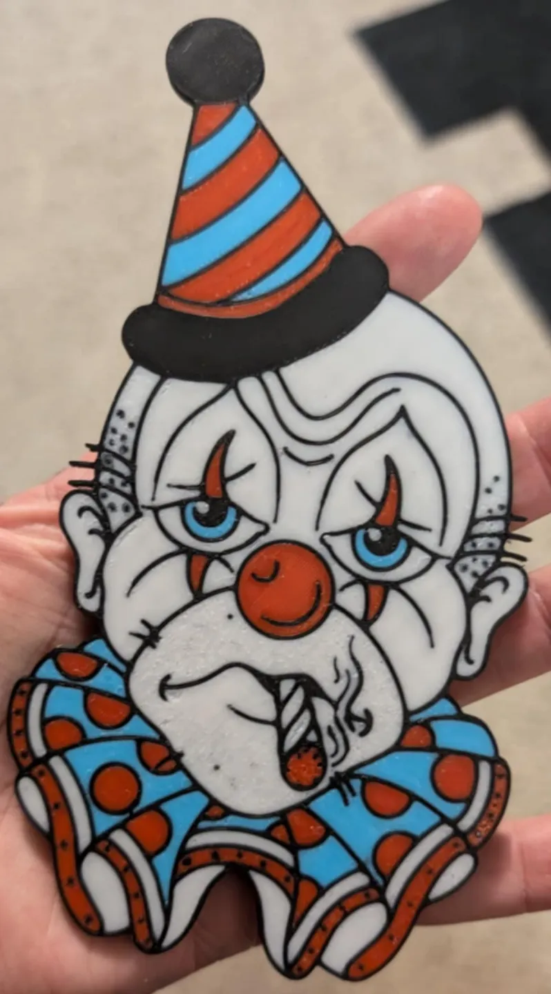 Sad Clown Magnet
